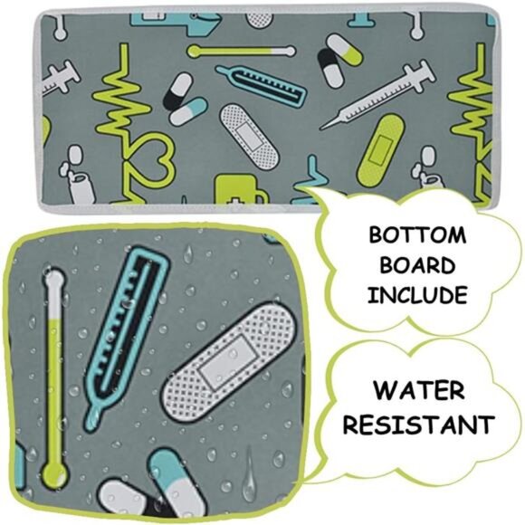 Zip-Top Tote Bag with Exterior Pockets for Working Women, Teachers - Picture 5 of 7